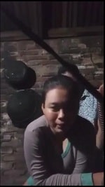 Gadis KKN di gas di dapur