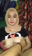 Hijab anizha Tiktoker Semok