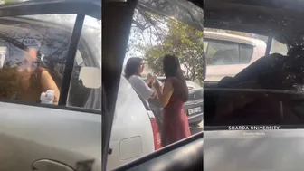 Viral Sharda University Scandal College Girl Lund chuste huye